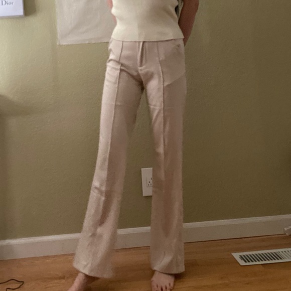 NWT Velero Beige Wide Leg Dress Pants - Picture 1 of 7